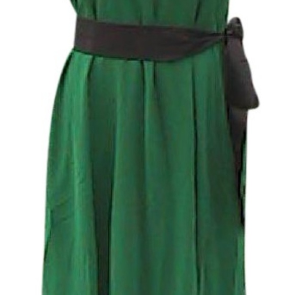 Green Sleeveless Summer Chiffon Casual Maxi Dress - Picture 8 of 8